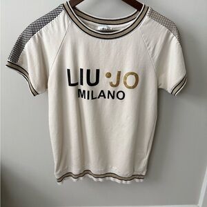 LIU•JO Milano Logo Short-Sleeve Shirt Size M